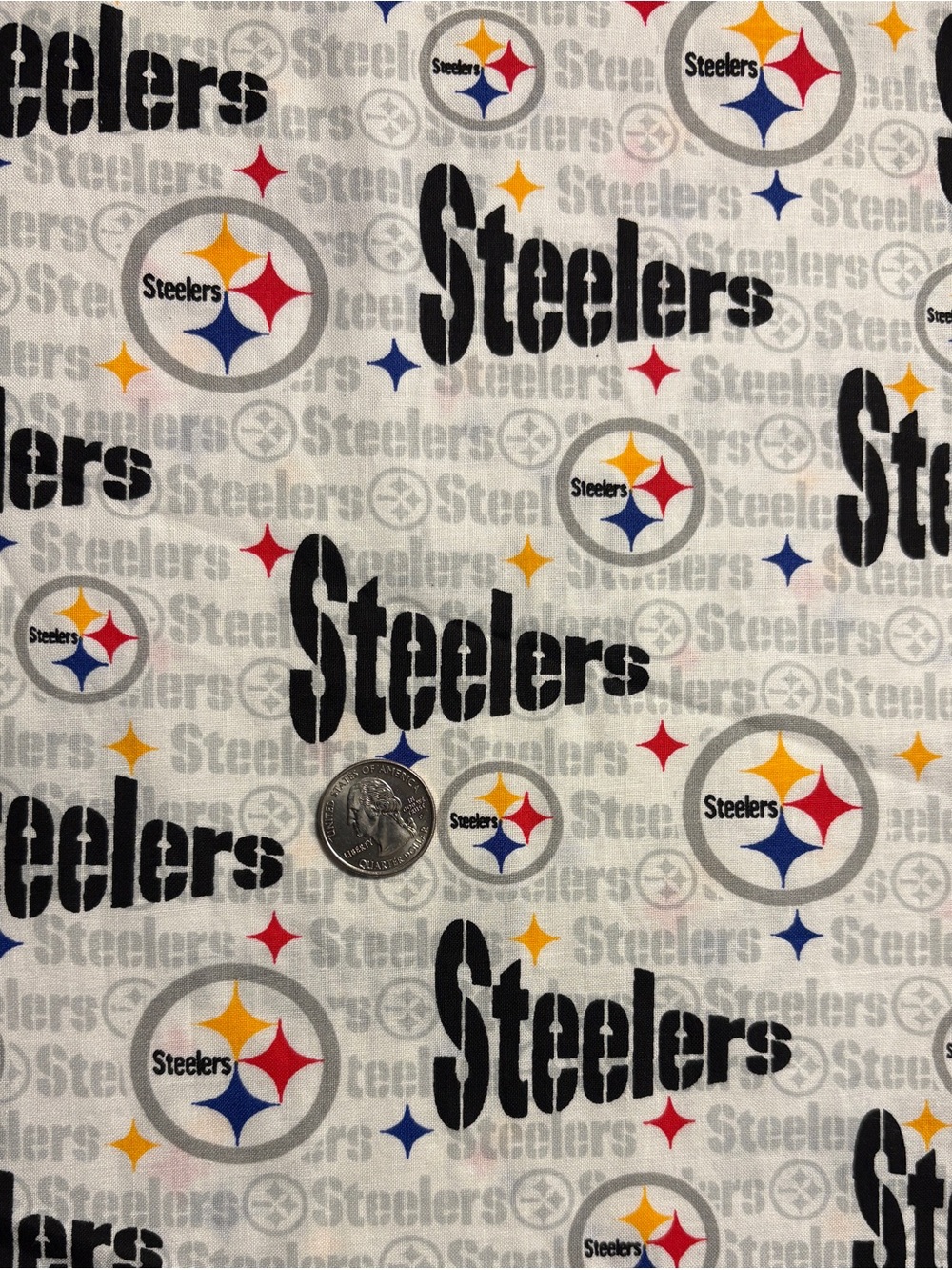 Pittsburgh Steelers 100% Cotton Fabric